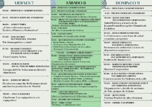 Agenda Congreso Soberania y Salud 2022