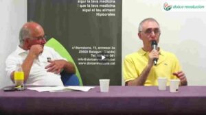 Josep Pàmies dialoga con el Dr. José Luis Cabouli